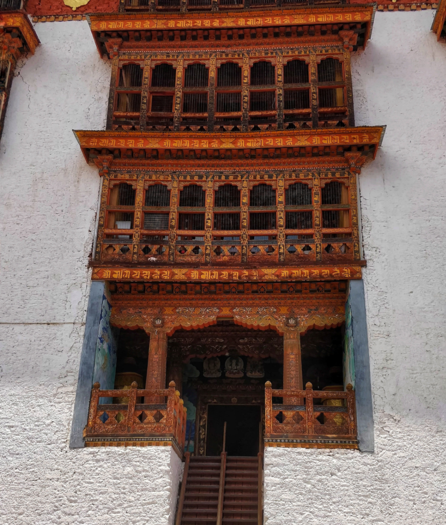 Image of a monastery; Bhutan road trip