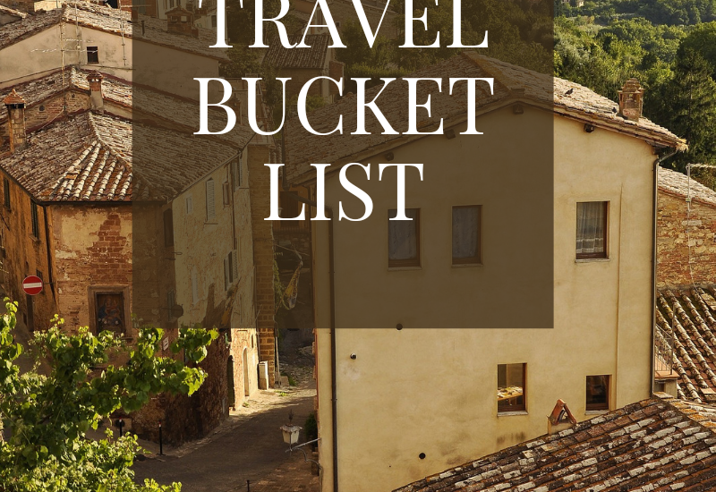 Europe travel bucket list