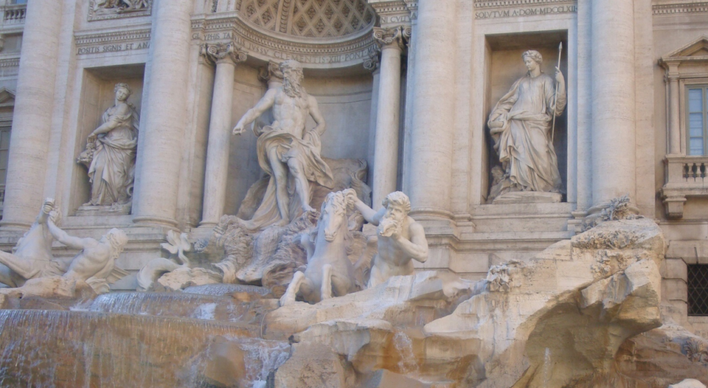 The Trevi Fountain. Europe travel bucket list.