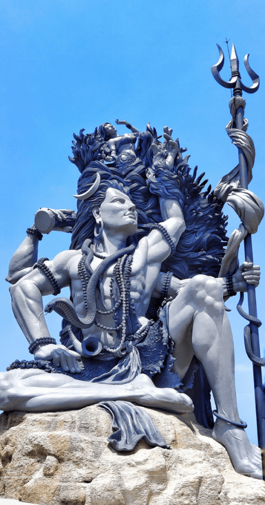 Aazhimala Shiva statue in Kerala.