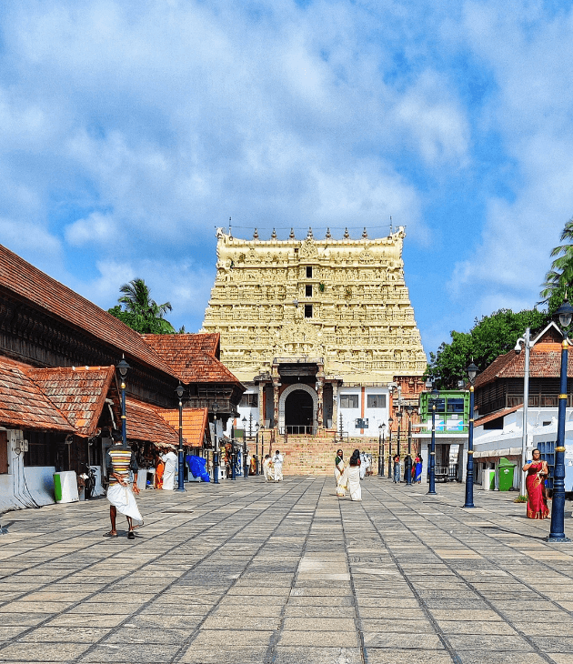 Sree Padmanabhaswamy temple in Trivandrum. 