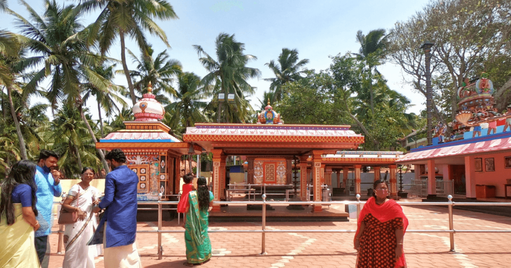 The Aazhimala Shiva temple in Kerala.