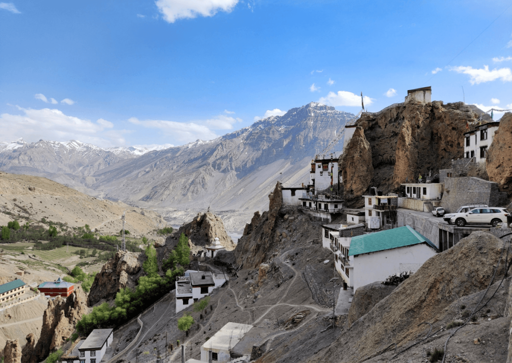 Dhankar village is one hour drive from Tabo.
