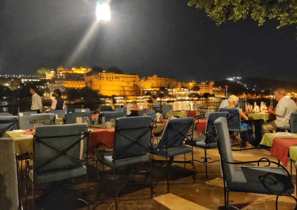 Instagrammable cafes and restaurants in Udaipur - Ambrai restaurant 
