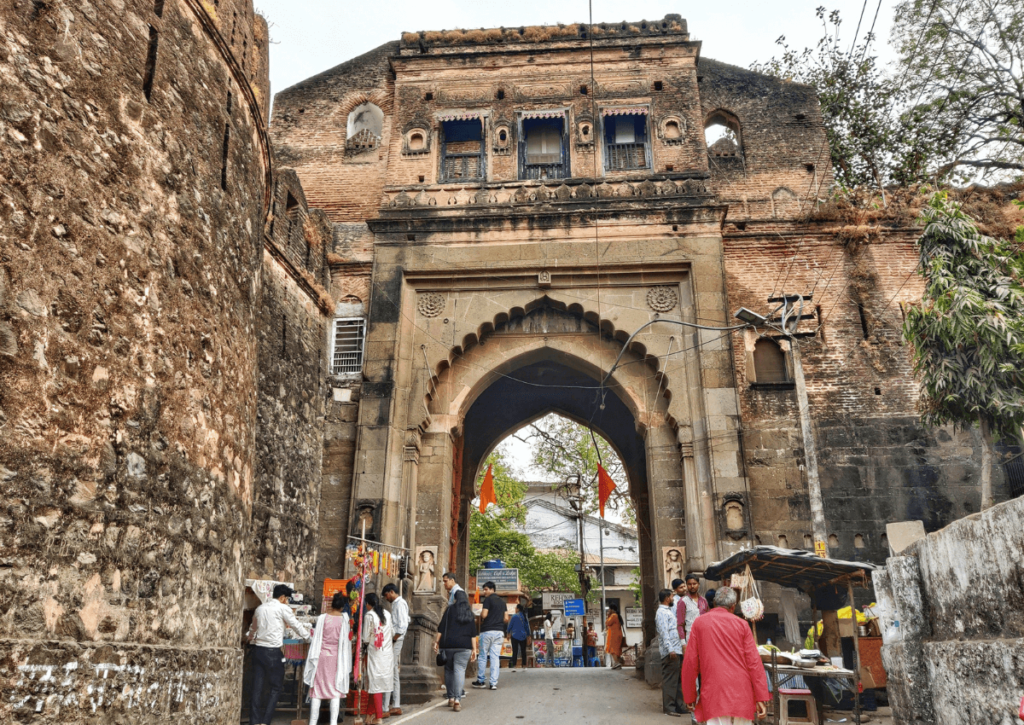 The entrance gate of Maheshwar Fort. Read the Maheshwar travel guide for details.