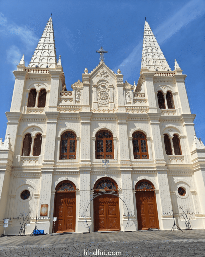 Santa Cruz Basilica is one of the 12 must-visit places in Fort Kochi.