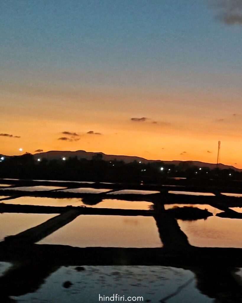 A beautiful sunset somewhere between Alibaug and Pune