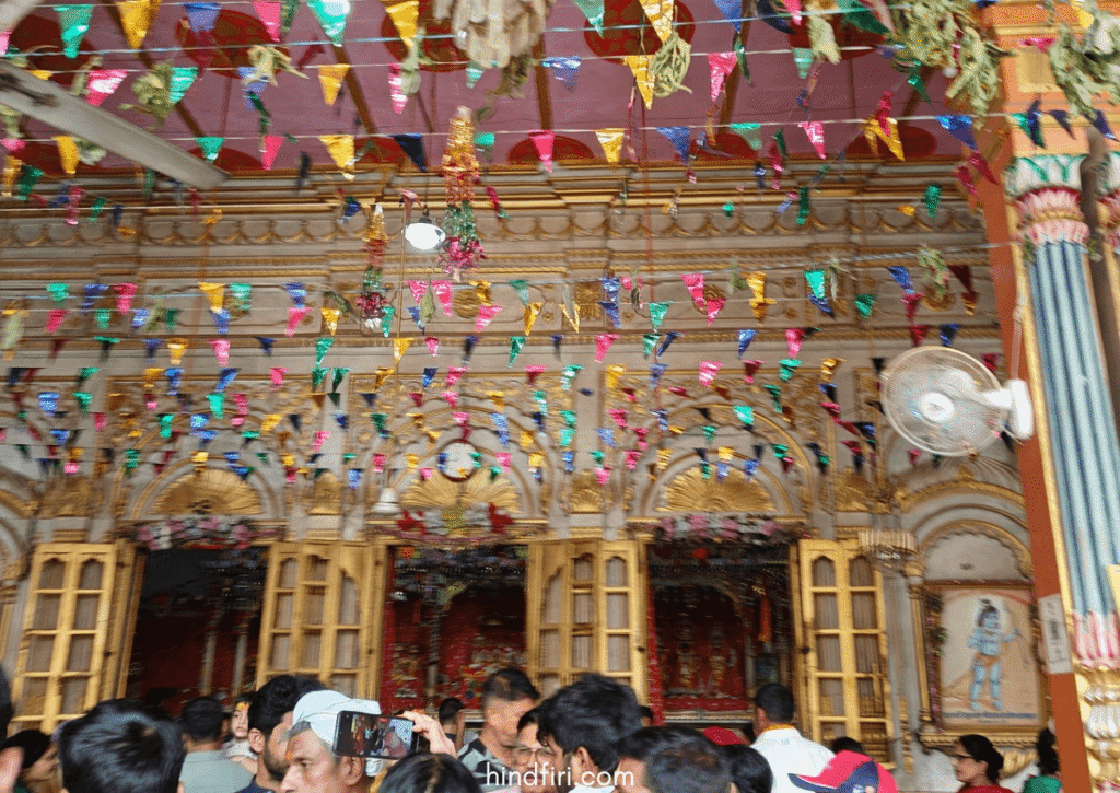 Temple inside Dasharath Mahal in Ayodhya 